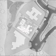 Site plan of House of Courtyards by Studio VDGA