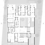 Plan of House of Courtyards by Studio VDGA