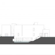 Section of House of Courtyards by Studio VDGA