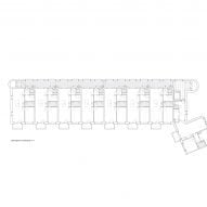 Plan of Miller Apartment Building by Martens Willems & Humblé Architecten