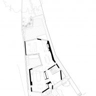 Plan of Mesh House by Alison Brooks Architects