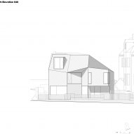 Elevation of Mesh House by Alison Brooks Architects