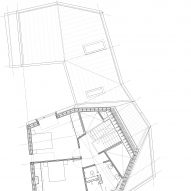 Plan of Mesh House by Alison Brooks Architects