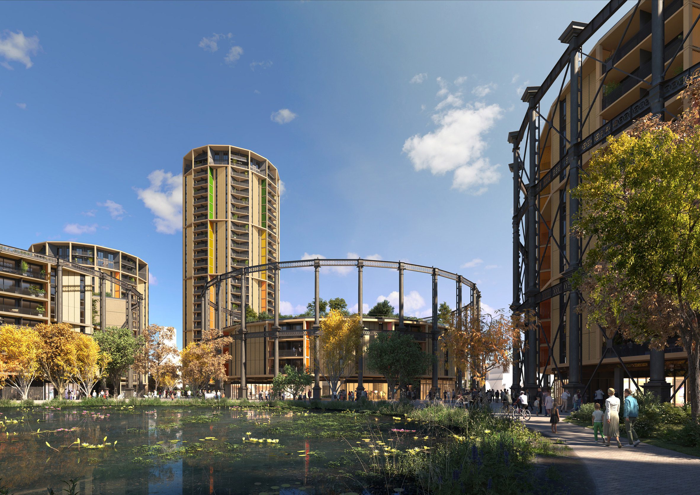 Bromley-by-Bow Gasworks regeneration by RSHP
