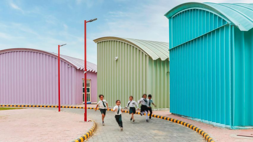 Colourful school in Gujarat by Shreesh Design Studio