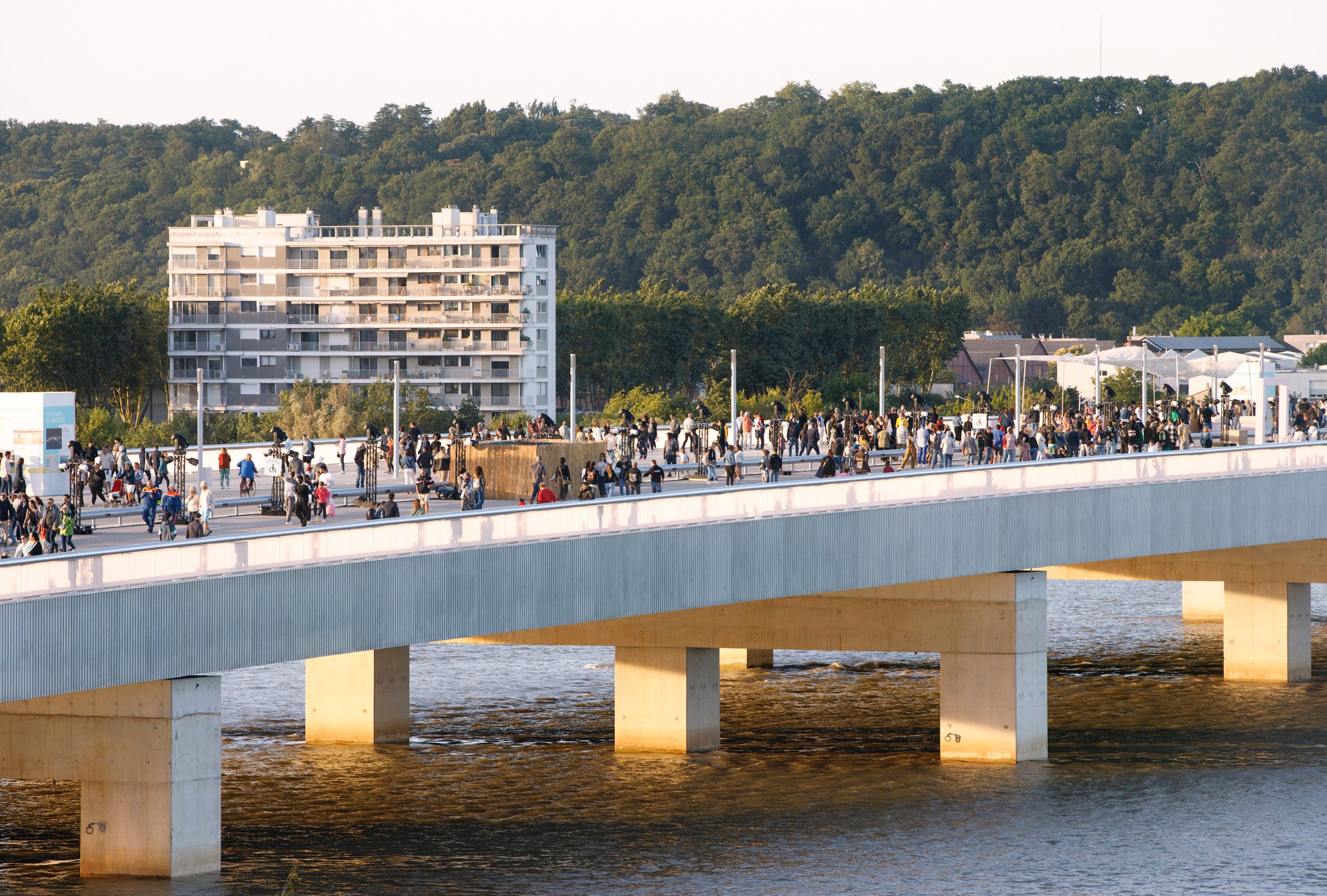 Simone Veil Bridge in Bordeaux by OMA