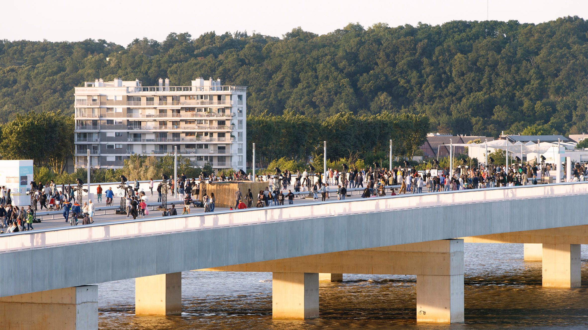 Simone Veil Bridge in Bordeaux by OMA
