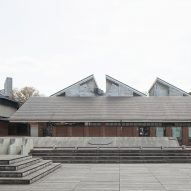 Archipelago converts brutalist post office in Belgium into learning centre