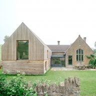 Bindloss Dawes adds chestnut-clad extension to old Somerset schoolhouse