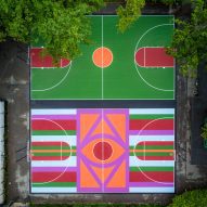 Na Chainkua Reindorf creates "empowering and inspiring" artwork for NYC basketball courts