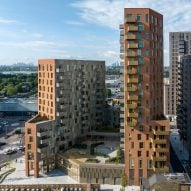Alison Brooks Architects creates "carved and animated" Tottenham Hale residential towers