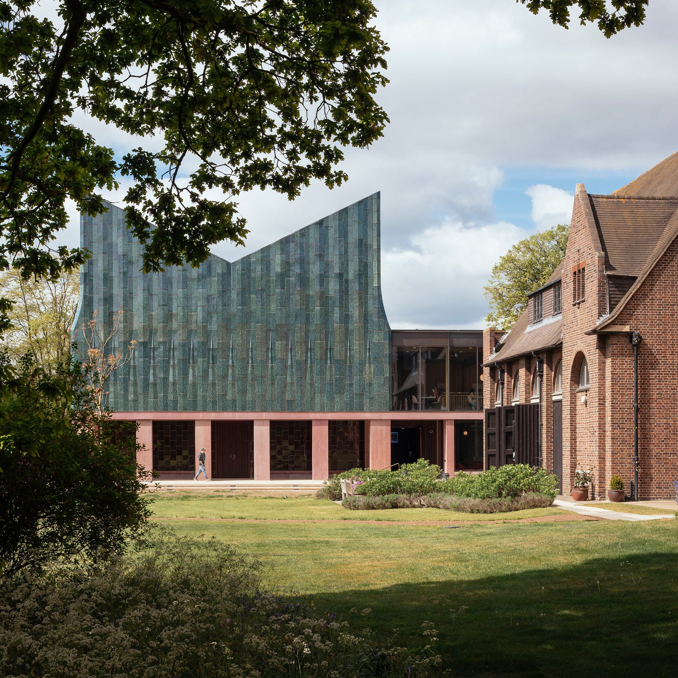 Feilden Fowles' dining hall for the University of Cambridge