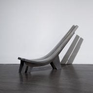 Giles Tettey Nartey reimagines traditional West African chair in aluminium