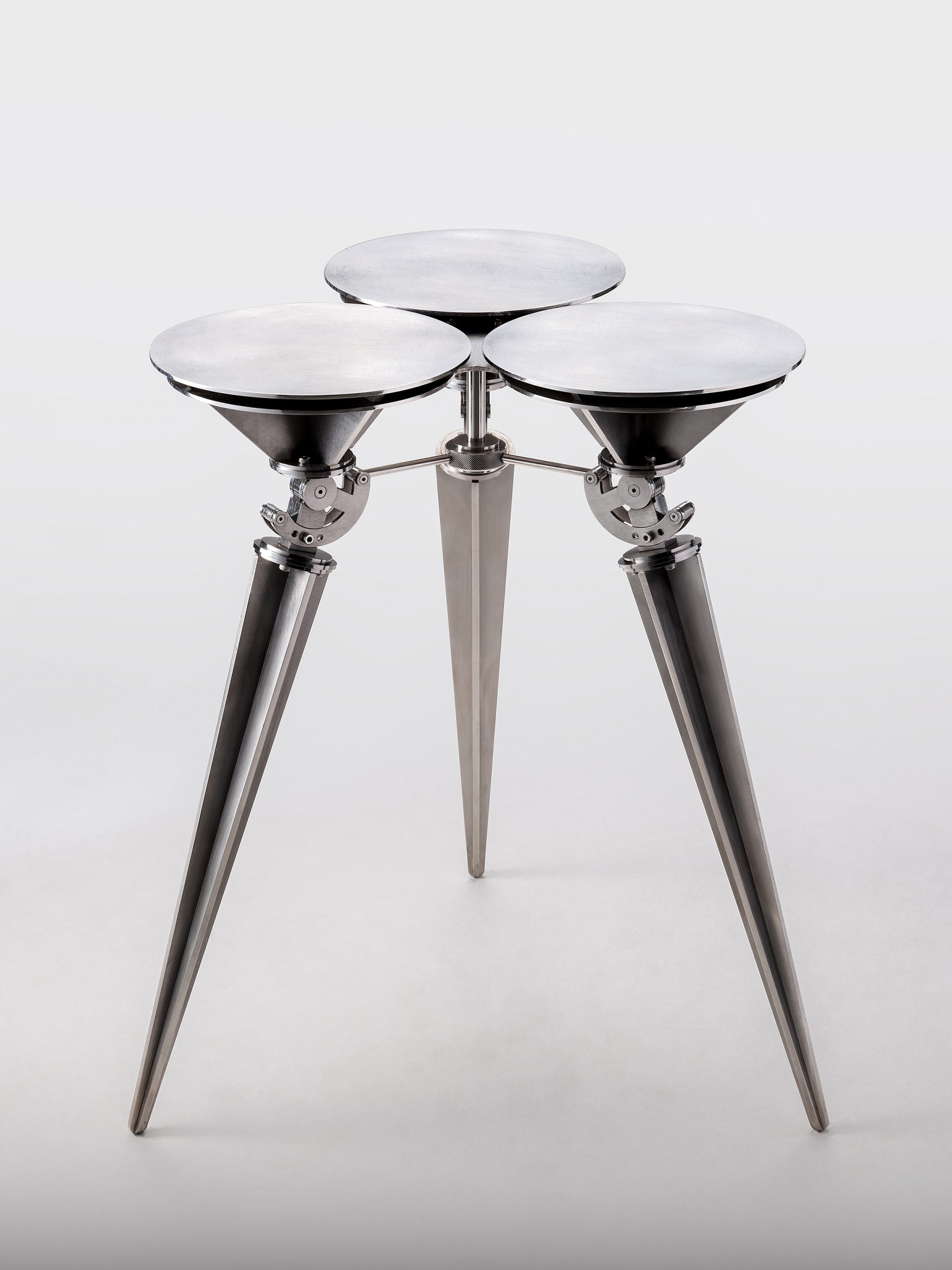 Steel stool by Sukchulmok