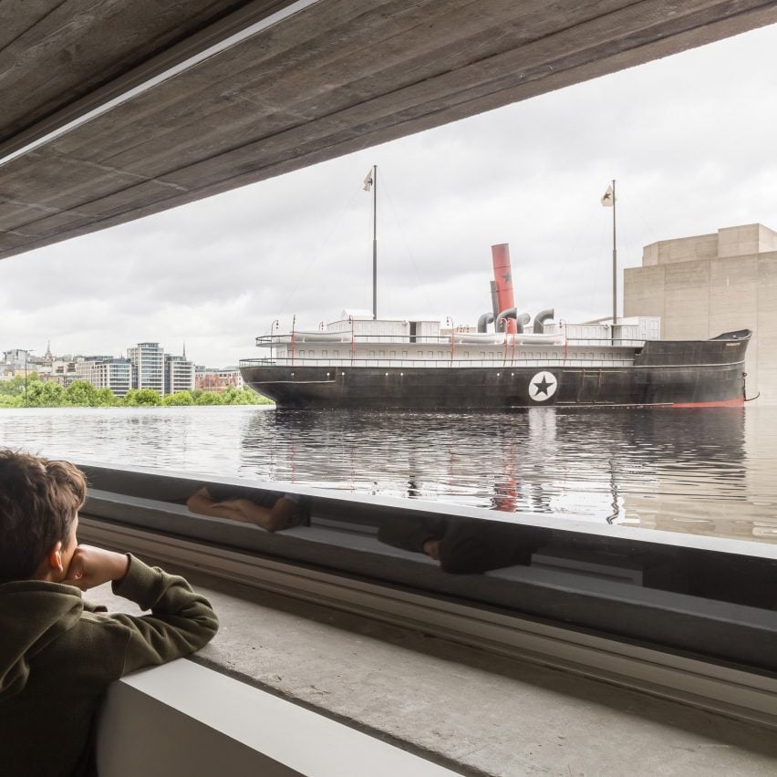 Tavares Strachan perches giant ship atop Hayward Gallery