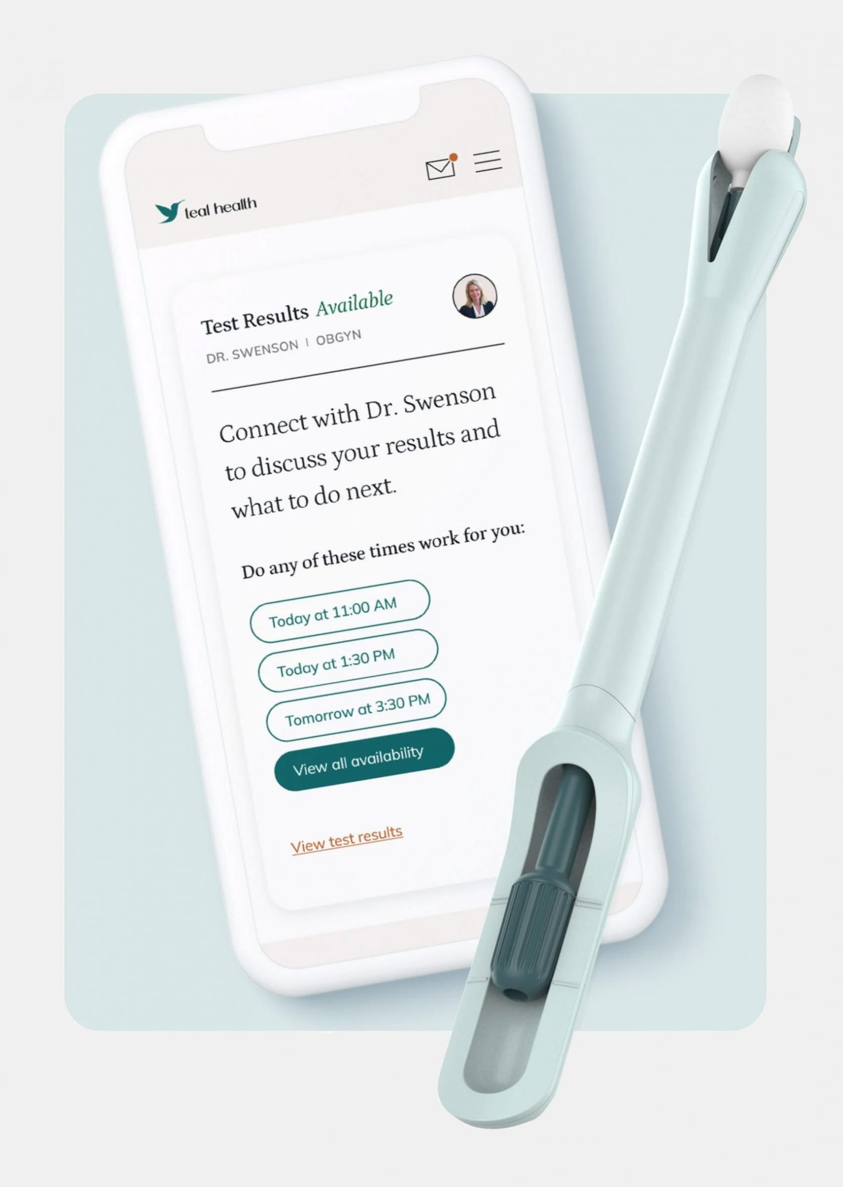 Teal Wand and Teal Medical Practice portal for Teal Health by IDEO