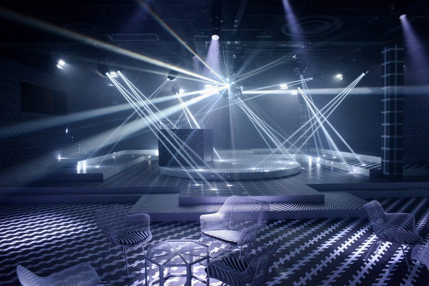 The Prada Double Club Miami dance floor