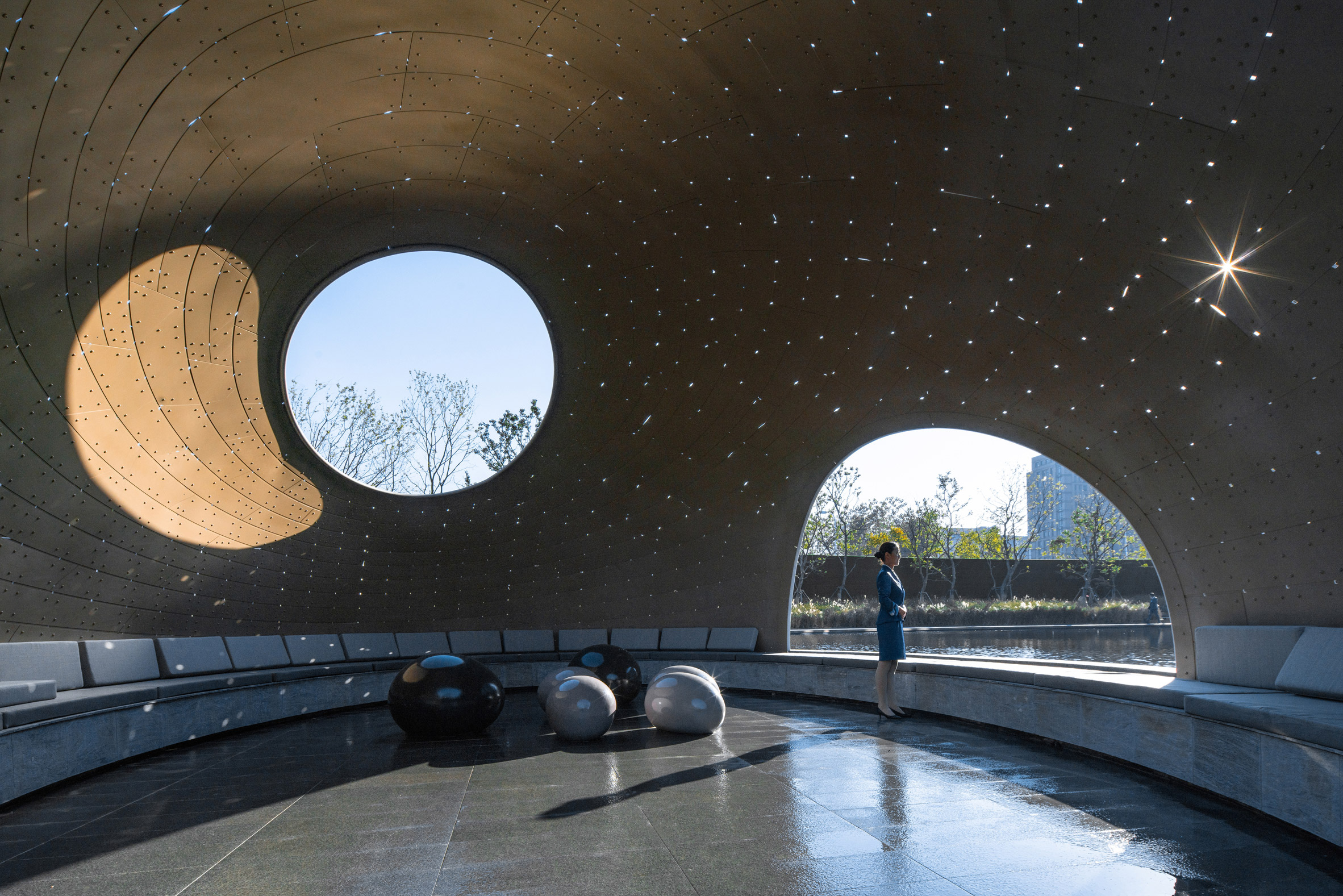 Pavilion in Hefei City, China