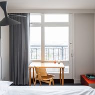Bedroom in Trellick apartment by Archmongers