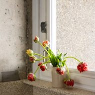 Window with flowers in Trellick apartment by Archmongers