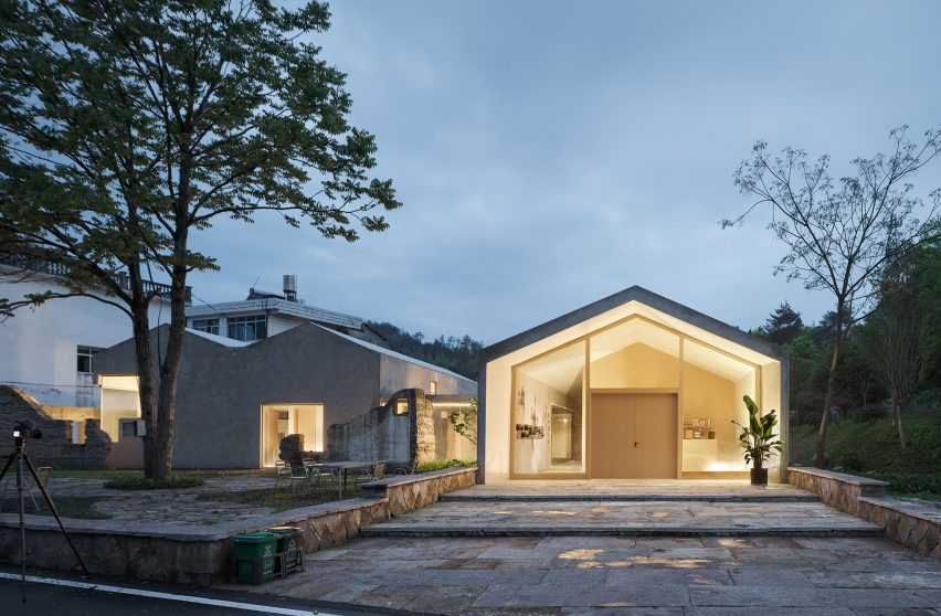 Exterior view of Villagers' Home centre in China 