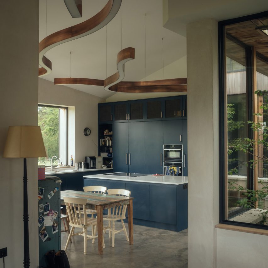 Kitchen at Water Farm by Studio Bark