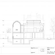 Section of Westminster Coroner's Court by Lynch Architects