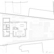 Site plan of House in Wimbledon by Erbar Mattes