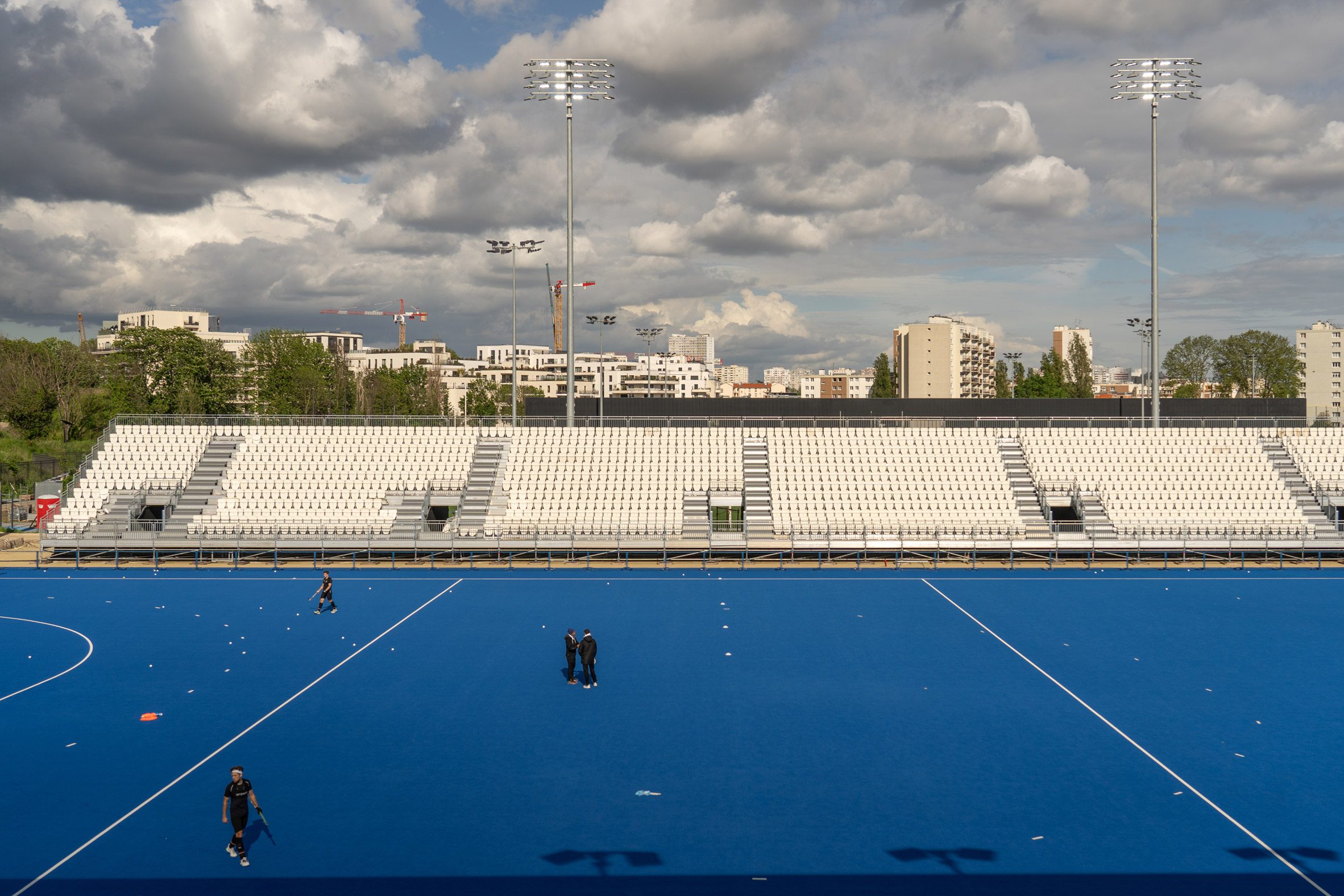 Yves-Du-Manoir stadium in Paris ahead of the 2024 Olympics 