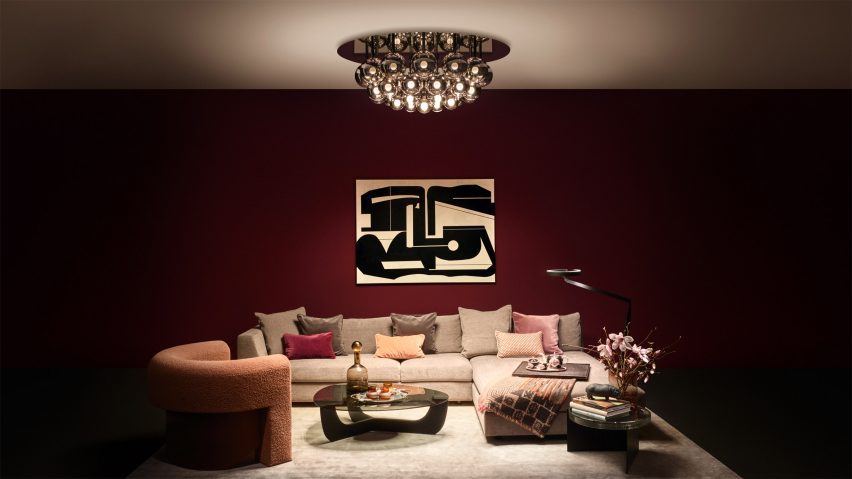 Photo of living room with pieces by Occhio