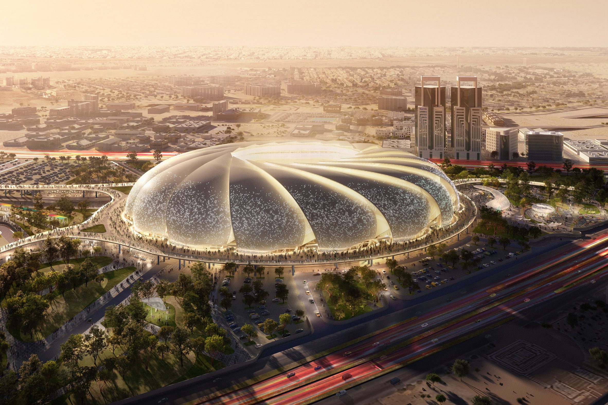 Aramco Stadium by Populous