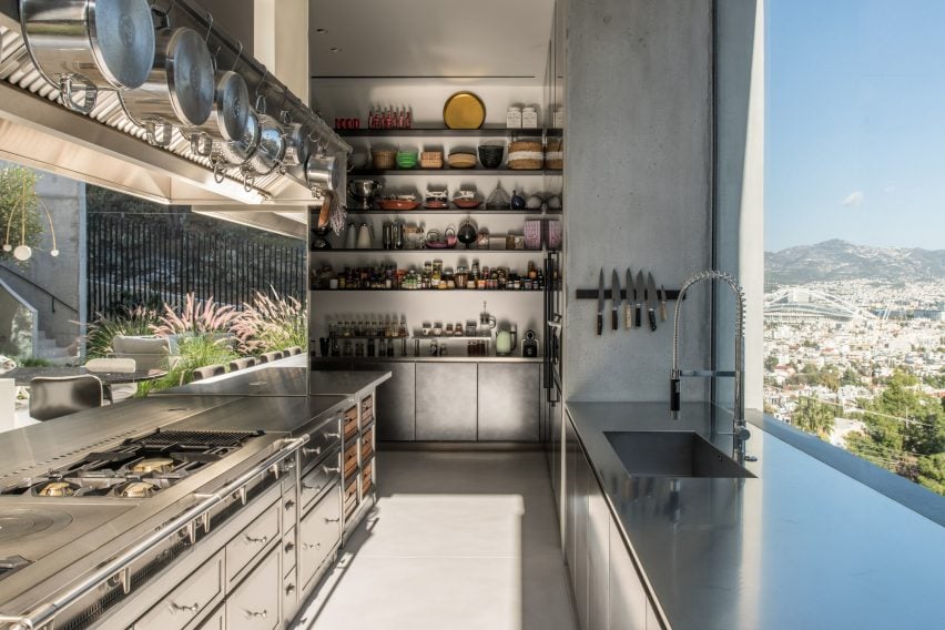 Stainless steel kitchen