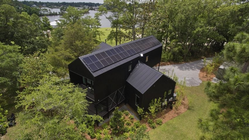 Black house in Alabama