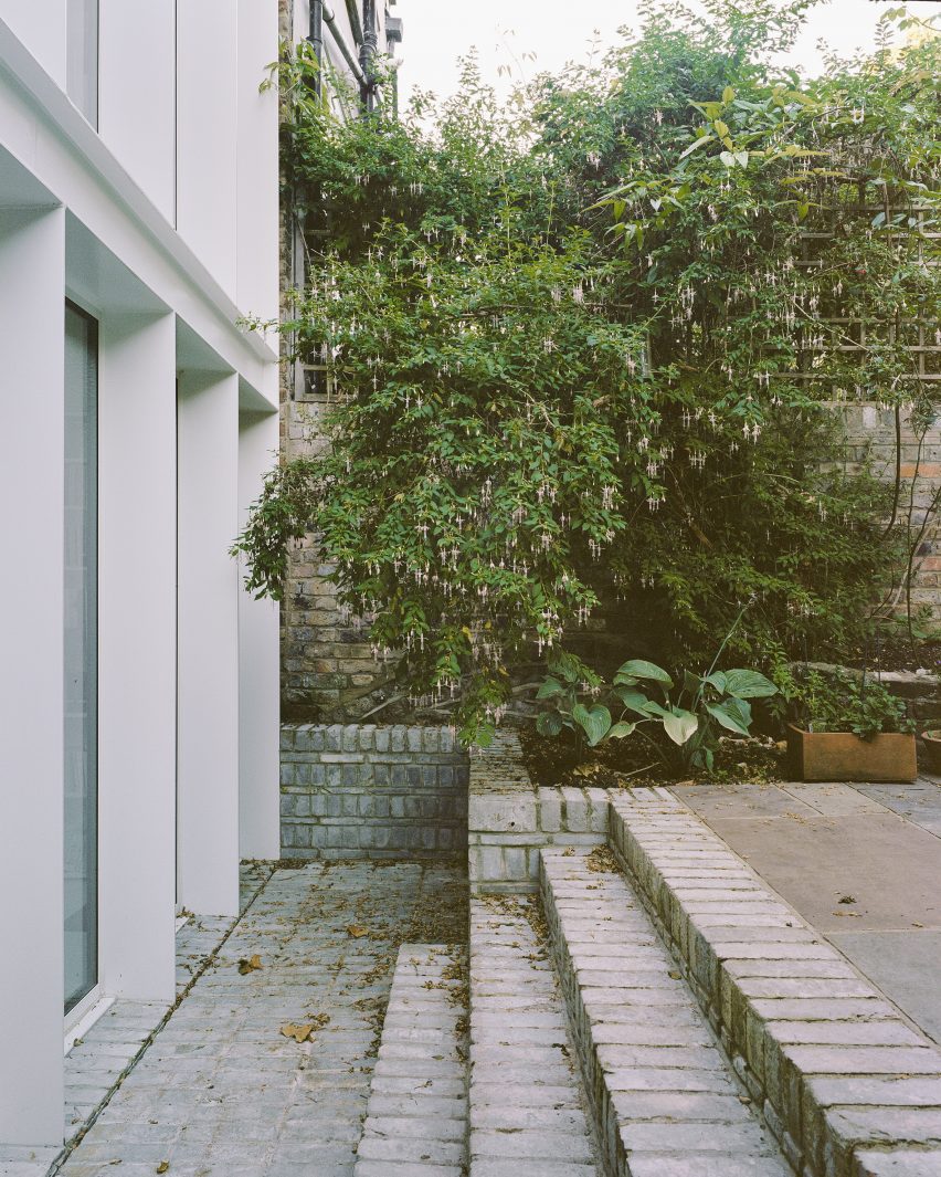 Garden within Camden Residence extension in London