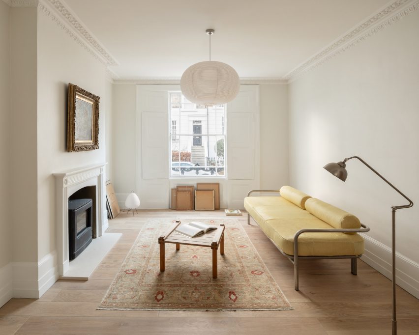 Living area within Camden Residence home in London