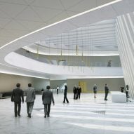 Render of Central Bank of Iraq by ZHA