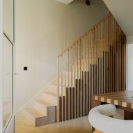 Staircase of Crystal Palace Road house by Benjamin Hale Architects