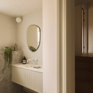 Bathroom interior of Crystal Palace Road house by Benjamin Hale Architects