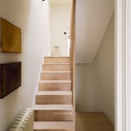 Staircase of Crystal Palace Road house by Benjamin Hale Architects