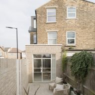 Garden of Crystal Palace Road house by Benjamin Hale Architects