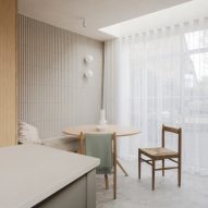 Kitchen interior of Crystal Palace Road house by Benjamin Hale Architects