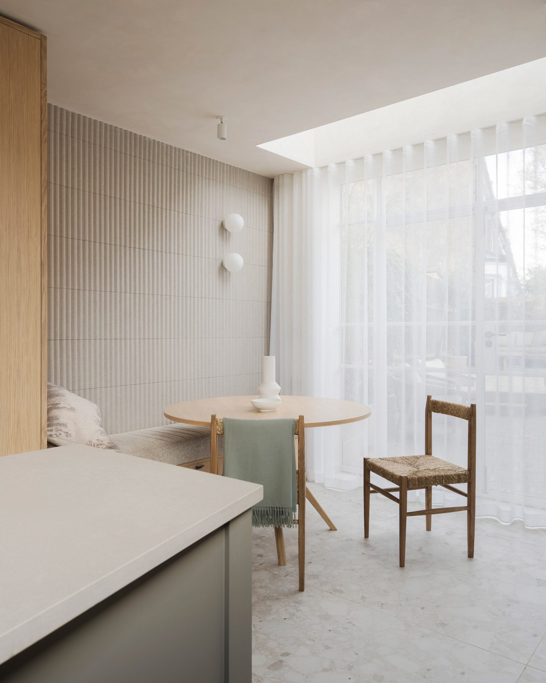 Kitchen interior of Crystal Palace Road house by Benjamin Hale Architects