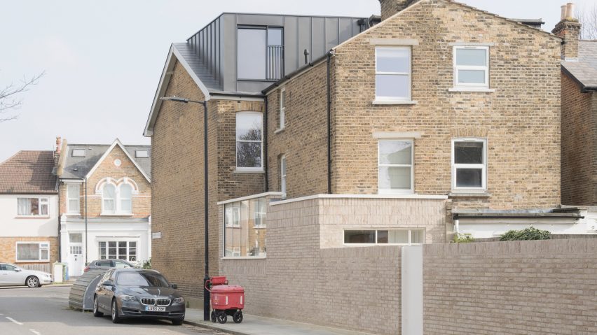 Exterior of Crystal Palace Road house by Benjamin Hale Architects