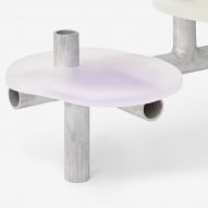 Cylinder table by Jeonghwa Seo