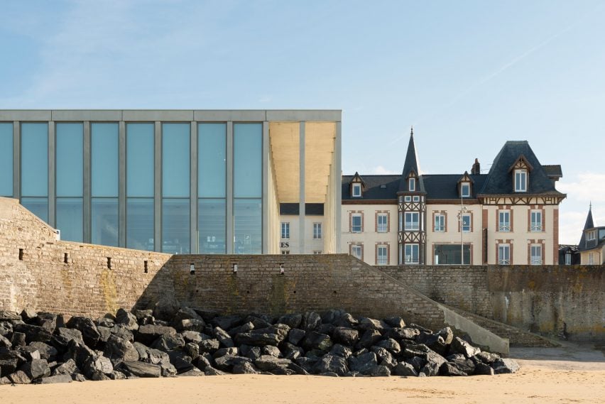 Exterior view of D-Day Museum in Normandy