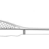 Elevation of the Kustrin Kietz Rail Crossing