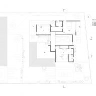 First floor plan of A House in the Farm by Studio MOB