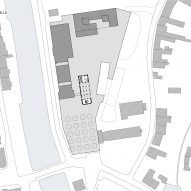 Site plan of Automatic Mills by Prokš Přikryl Architekti