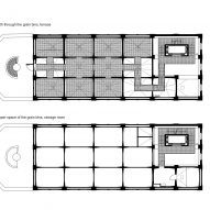 First and second floor plan of Automatic Mills by Prokš Přikryl Architekti