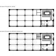 Third and fourth floor plan of Automatic Mills by Prokš Přikryl Architekti